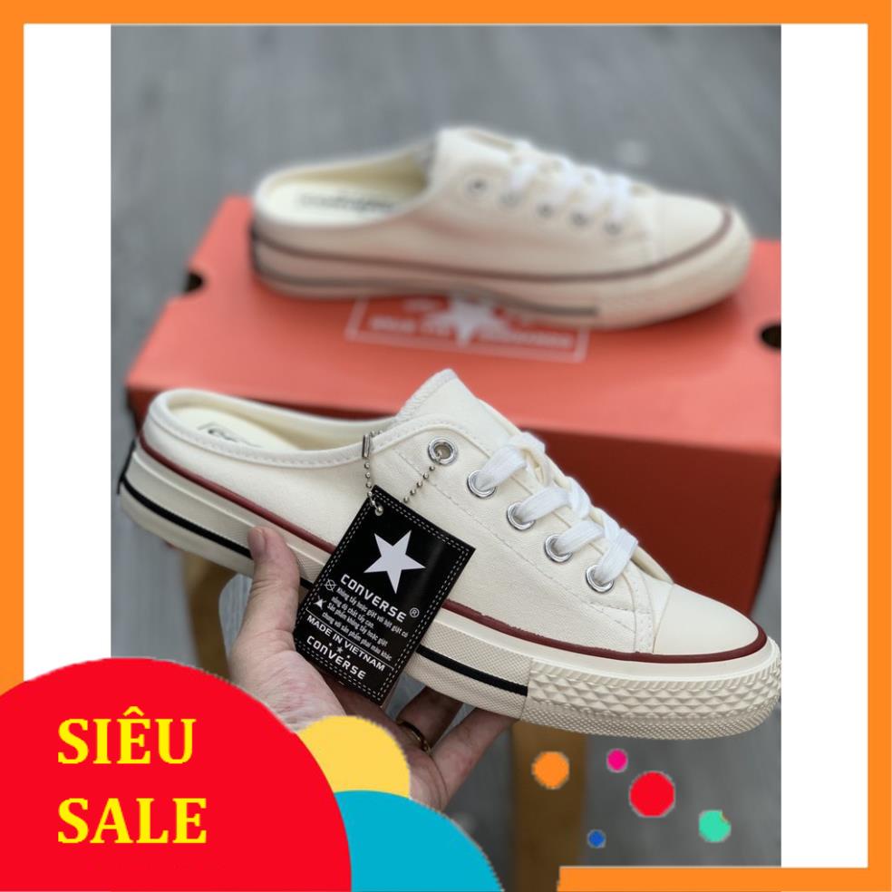 Giày Thể Thao Đạp Gót,Giày Sneaker Sục cv đen trắng,mới nhất,hót nhất | BigBuy360 - bigbuy360.vn