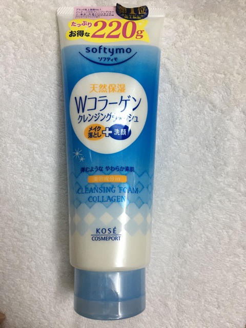 Sữa rửa mặt Kose Softymo 3 màu hồng/trắng/xanh Nhật Bản