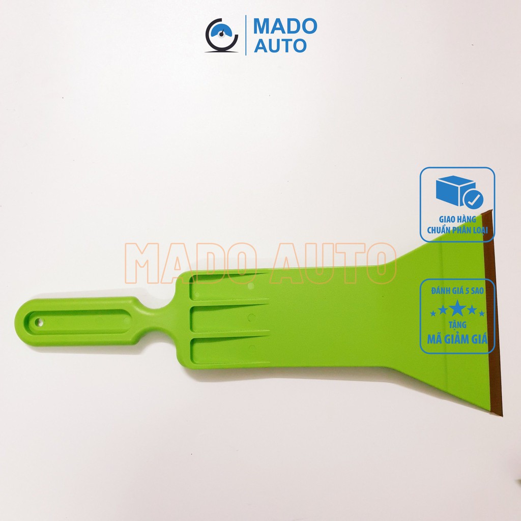 Gạt nhựa bản to uốn cong lưỡi bọc vải vệ sinh dám phim kính hậu sedan MADO F461 Squeegee