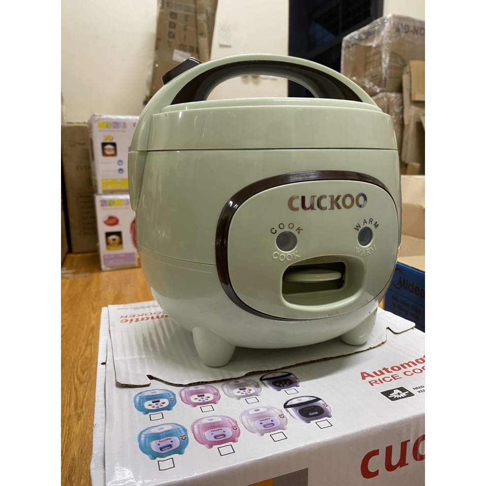 Nồi Cơm Điện mini CUCKOO CR387/NKMedia- Dung tích 1L,1L8 kiểu dáng Con Lợn Siêu Đáng Yêu, BH 12 tháng