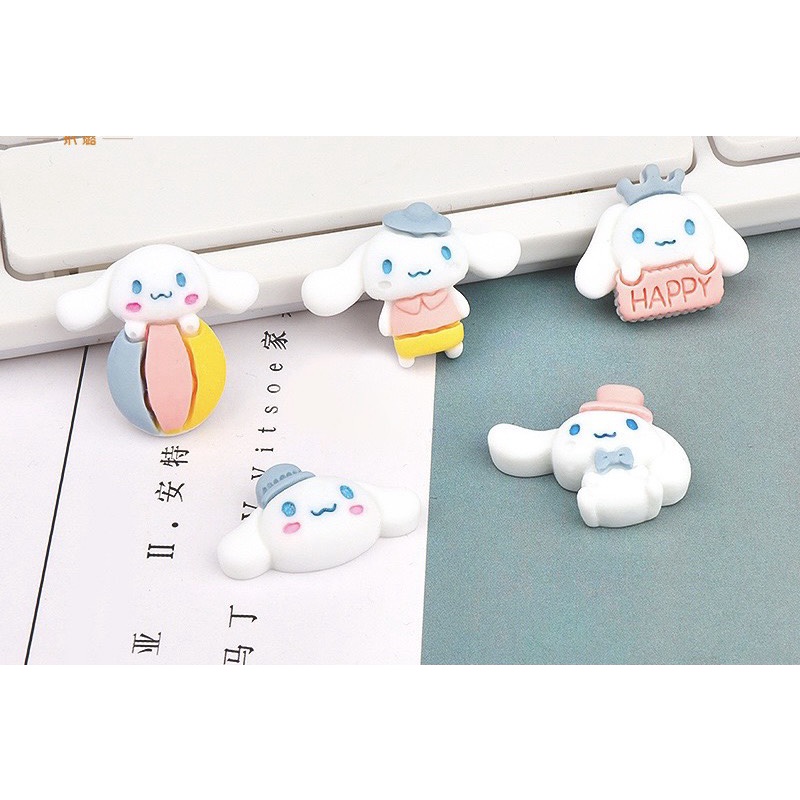 Charm  slime/ Dụng Cụ Charm Trang Trí  Bé Thỏ Trắng Xinh Xắn