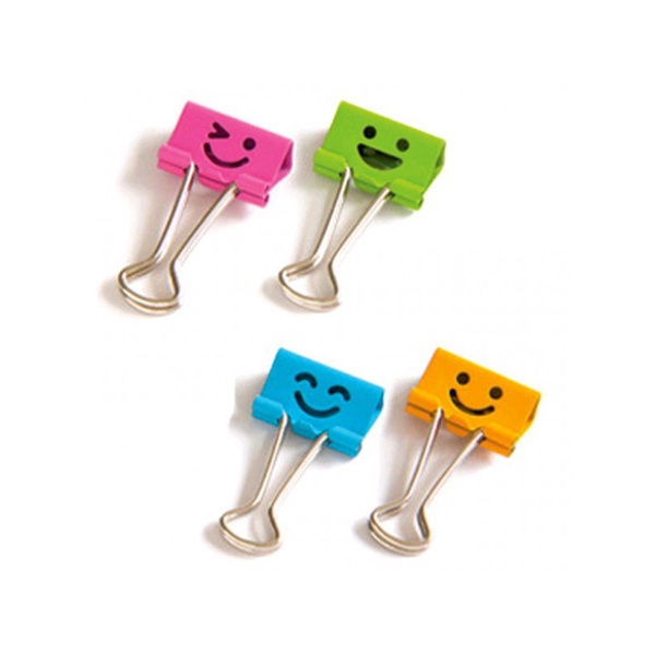 Kẹp bướm màu - Kẹp giấy màu DELI CHÍNH HÃNG nhiều kích cỡ kiểu dáng (15mm - 25mm - 41mm)