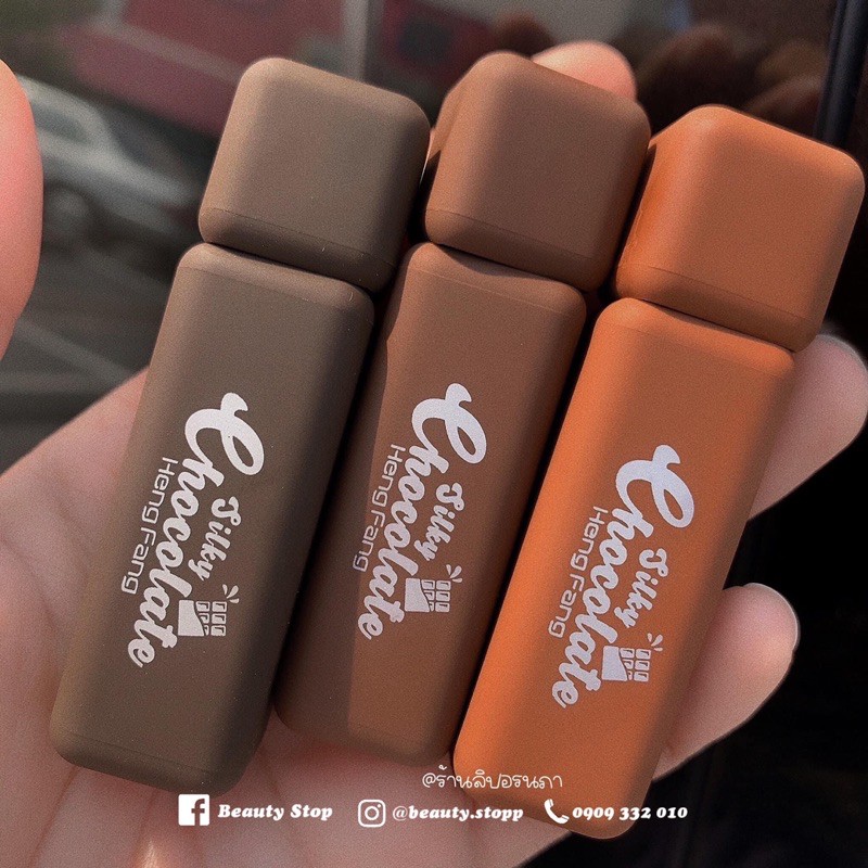 Set 3 Son Bóng Heng Fang Chocolate | BigBuy360 - bigbuy360.vn