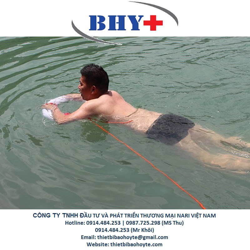 Dây thừng cứu hộ dưới nước 30m màu cam - SIÊU HOT