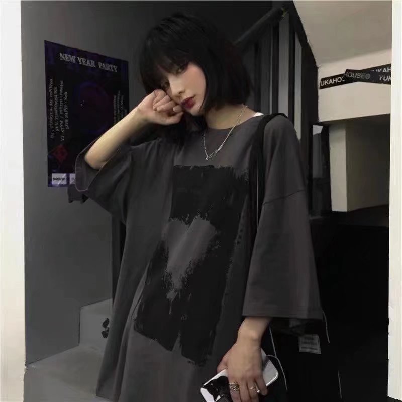 Áo Thun Tay Ngắn In Hình Trái Tim Thời Trang Hàn Quốc Size M-3XL Dành Cho Nam Và Nữ