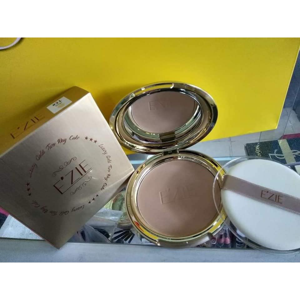 Phấn Lụa Tinh Chất Vàng Siêu Mịn E'ZIE Luxury Gold Two Way Cake | BigBuy360 - bigbuy360.vn