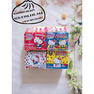 Gia vị rắc cơm Hello Kitty Nhật Bản (20 gói nhỏ) cho bé từ 6th tuổi trở lên nha các mon