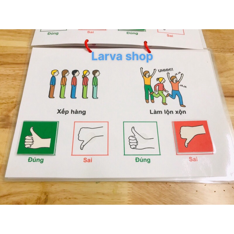 Học liệu hành vi đúng sai