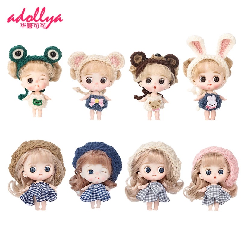 Set 2 Mô Hình Búp Bê OB11 BJD Kèm 5 Mắt 3D Kích Thước 1/12 Dễ Thương Xinh Xắn Cho Búp Bê