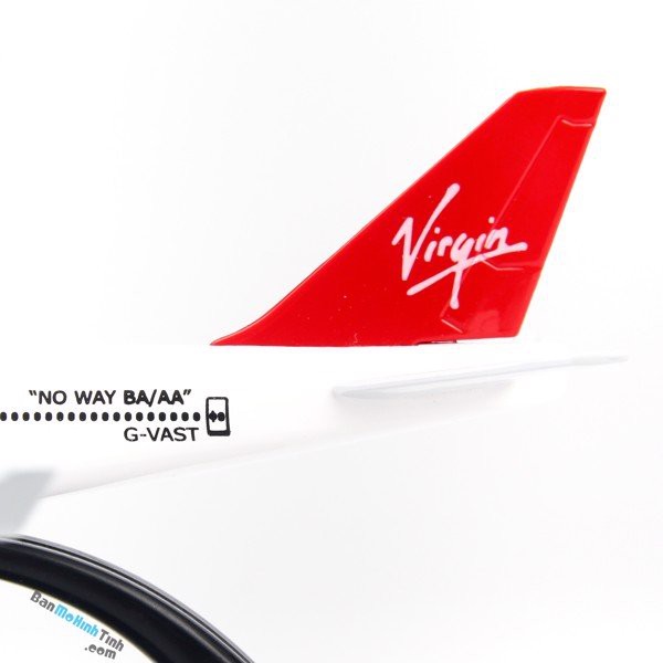 Mô hình máy bay Virgin Atlantic Boeing B747 16cm Everfly
