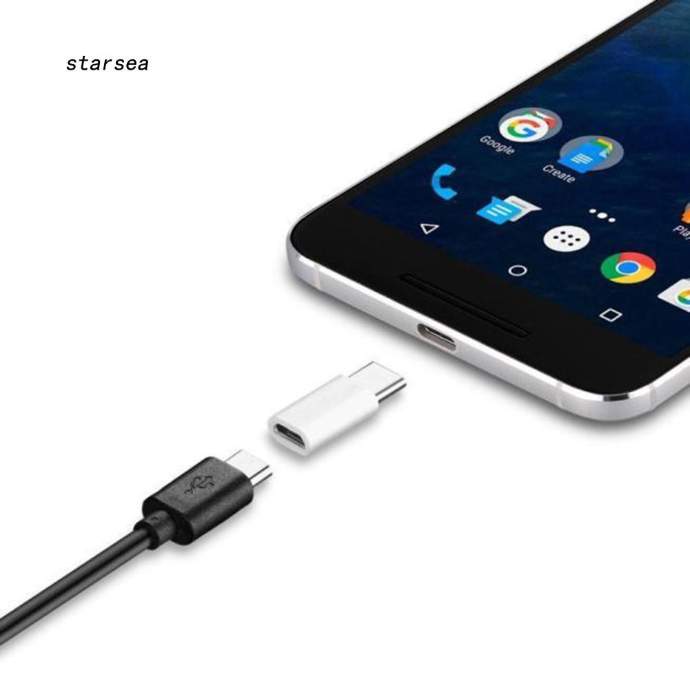 Set 5 đầu chuyển đổi cổng Micro USB sang type C cho điện thoại Samsung Galaxy S8