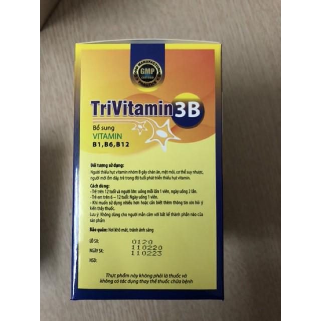 Vitamin B tổng hợp Đại Uy -Bổ sung vitamin nhóm B, hỗ trợ tăng cường sức khỏe.