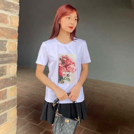 Áo phông Halan Make Your thun cotton sang xịn mịn chính hãng
