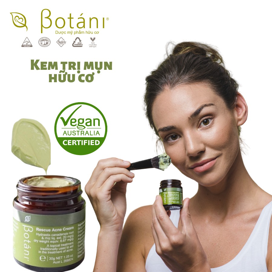 BOTANI KEM HỮU CƠ GIÚP GIẢM MỤN MỜ THÂM 30g