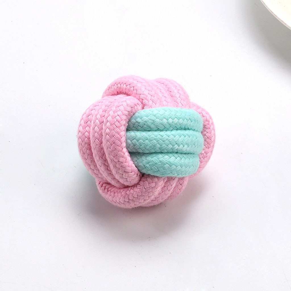 1 Bộ Đồ Chơi Cho Chó Nhai Bằng Dây Cotton Bện Chống Mài Mòn