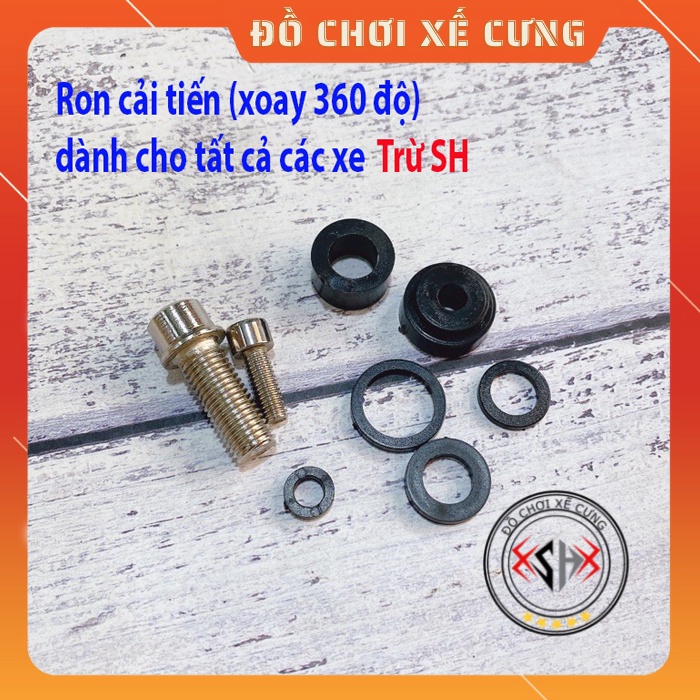 Bộ ron chế xoay kiếng Rizoma Elisse.