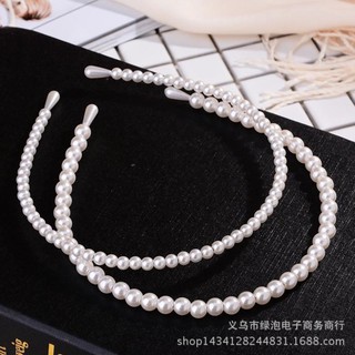 Bờm tóc ngọc xoắn nơ
