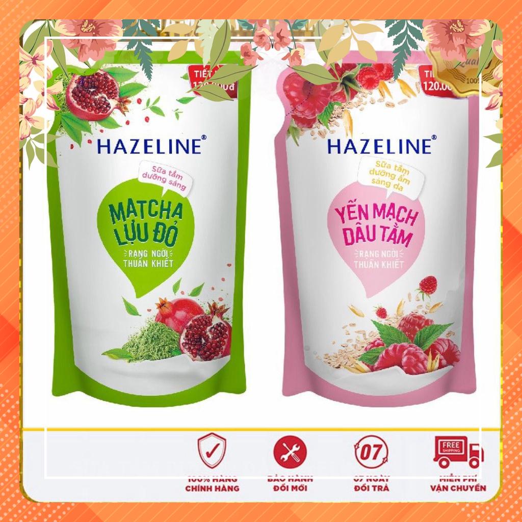 Sữa tắm Hazeline dưỡng thể làm trắng sáng da túi 1kg