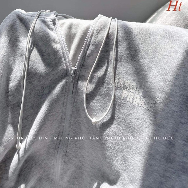 Áo khoác nỉ cotton mason HT12