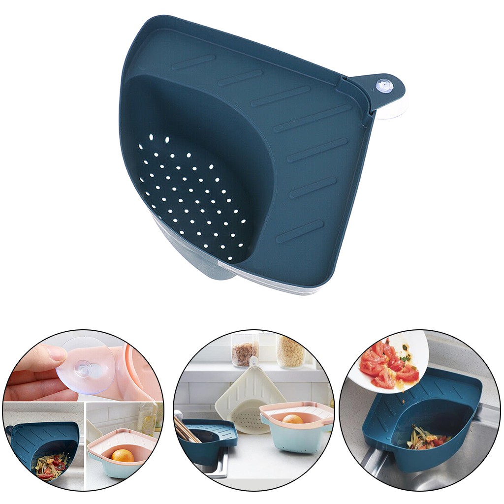 Giá Đựng Đồ Hình Tam Giác Gắn Bồn Rửa Chén Tiện Dụng