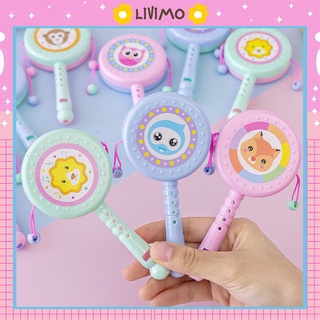 xúc xắc trống gỗ lục lạc cho bé LIVIMO XX01