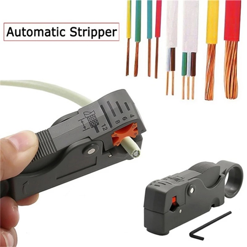 Kìm Tuốt Dây Cáp Đồng Trục RG58/59/62/3C/4C Đa Năng