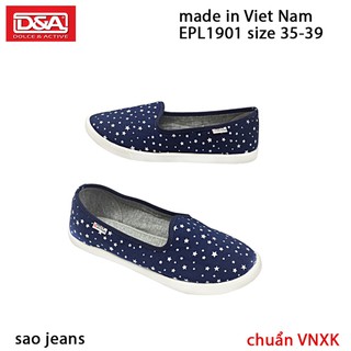 Giày Vải Nữ Đi Bộ Siêu Nhẹ Êm Chân VNXK