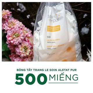 BÔNG TẨY TRANG TETRA LE SOIN LARETAT PUR 600 MIẾNG CỦA PHÁP