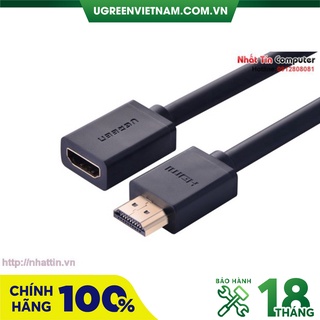 Cáp HDMI nối dài 2M hỗ trợ 4K 2K chính hãng Ugreen UG-10142