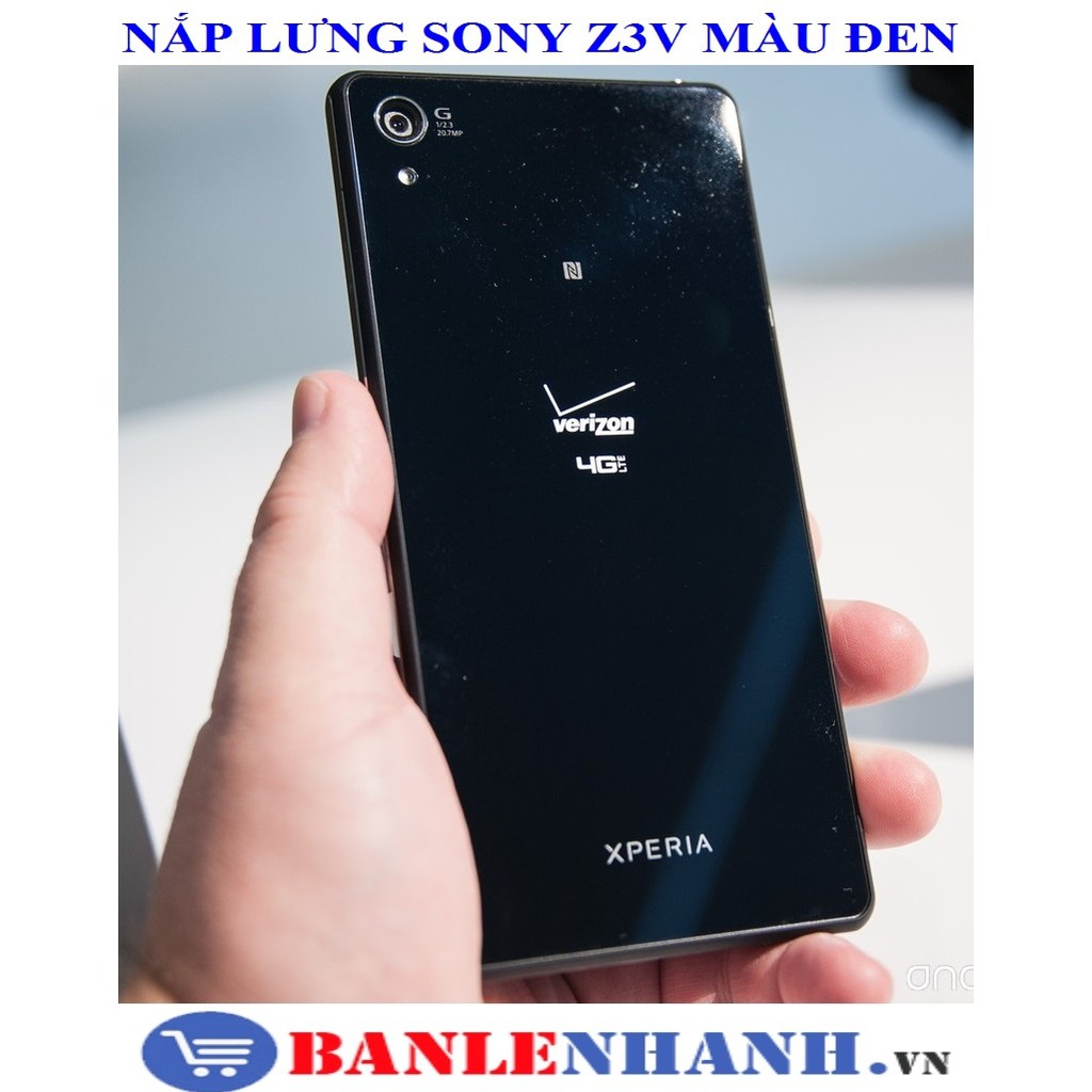 [HÀNG SIÊU CHẤT,GIÁ SẬP SÀN] NẮP LƯNG SONY Z3V MÀU ĐEN