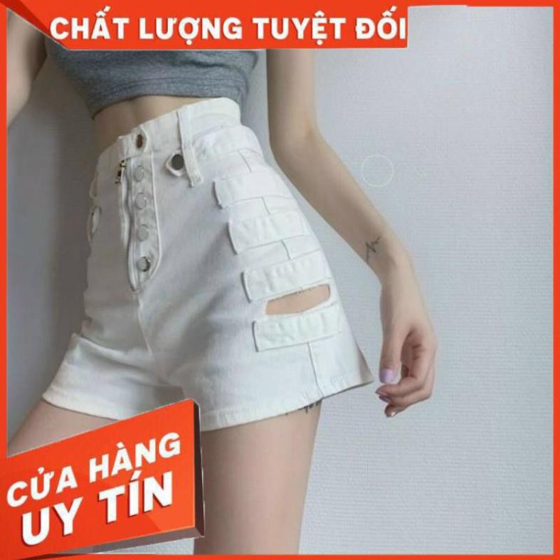 [Mã FAGREEN55 giảm 10% tối đa 30K đơn 99K] 🌈FREESHIP🌈 Quần Short cạp cao phối 5 nút và dây kéo chính giữa. | BigBuy360 - bigbuy360.vn