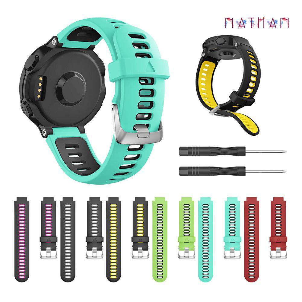 Dây Đeo Silicone Cho Đồng Hồ Garmin Forerunner 735xt 620 630