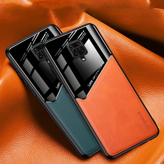 Ốp điện thoại da có thể sử dụng trên xe ô tô cho Xiaomi Redmi 9 9A 9C Note 9s 7 8 9 Pro Max 10X Pro