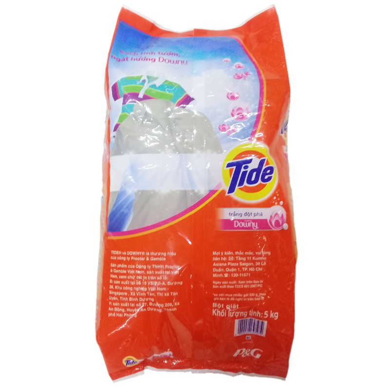 Bột giặt Tide hương Downy túi 5kg