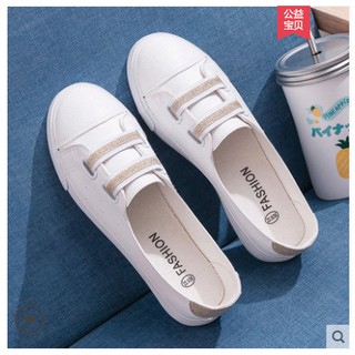 Giày lười nữ đế bằng mùa hè phong cách Hàn Quốc