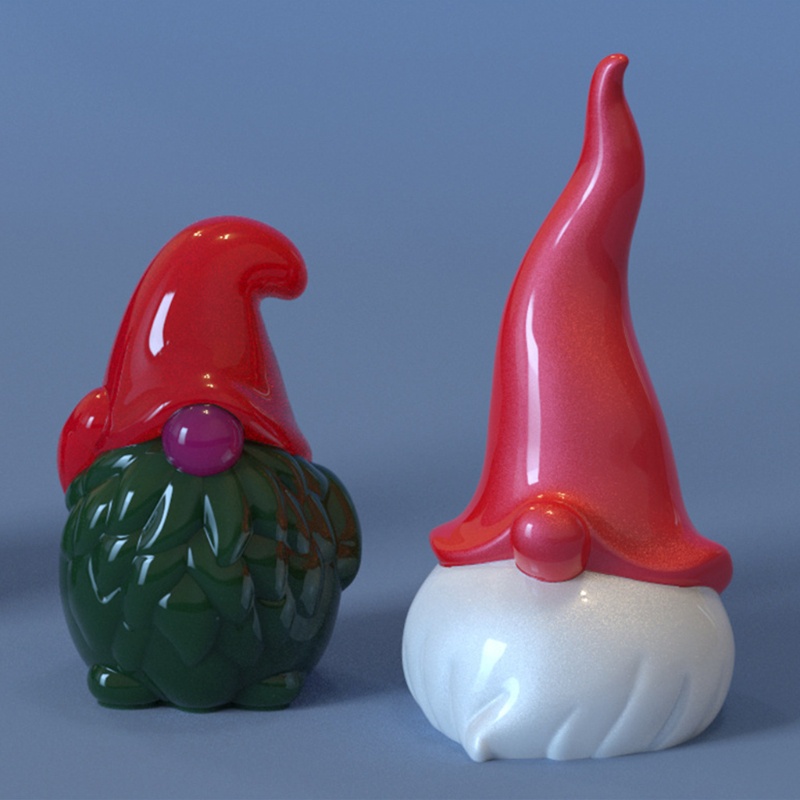 Khuôn Làm Xà Phòng Bằng Silicone Hình Ông Già Noel 3D