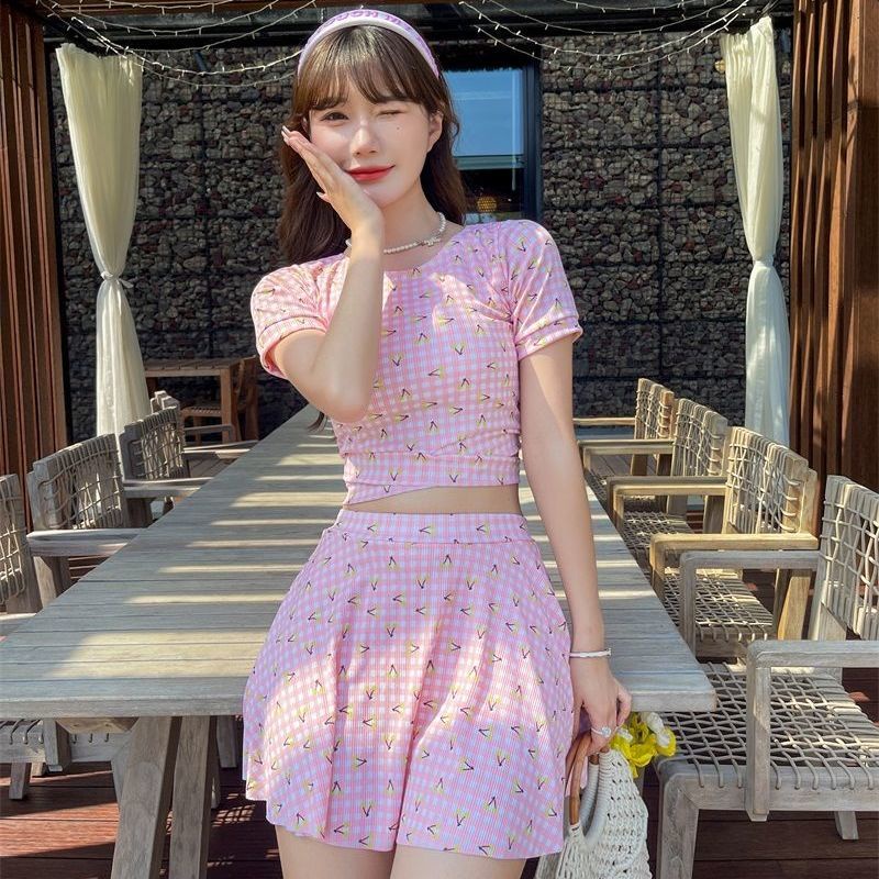 Bộ Đồ Bơi Phong Cách Mori Đơn Giản Che Phủ Chống Chói Dành Cho Nữ Sinh