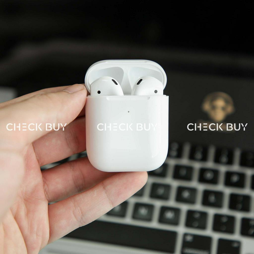 Tai Nghe Bluetooth AP2 Cao Cấp Nhất - Âm Thanh Trong Và Ấm - Tích Hợp Micro - Đổi Tên - Full Chức Năng - Chống Nước, Bụi