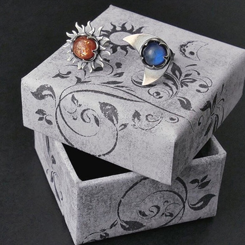 Đôi Khuyên Tai Đính Đá Mặt Trăng Mặt Trăng Thời Trang Cho Nữ