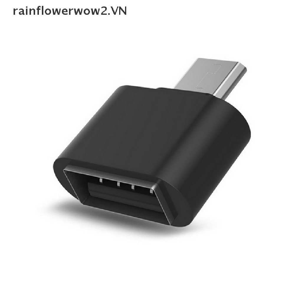 [flower] 2pcs Micro USB Male To USB A 2.0 Adaptador OTG Convertidor Adapter Converter [flower]
