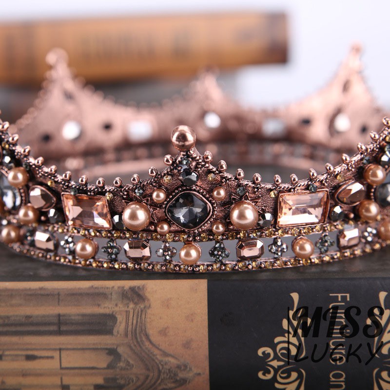 Vương miện kiểu dáng vintage thời trang sang trọng đa năng cho nam / nữ