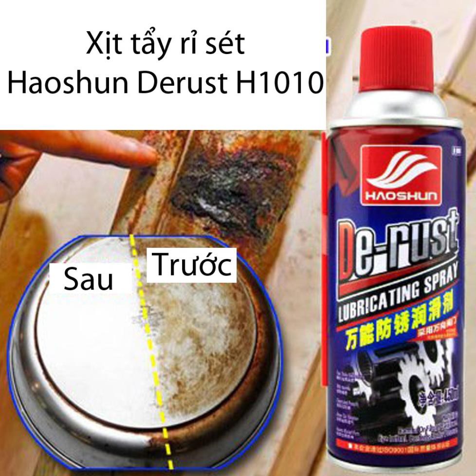 Tẩy rỉ sét phục hồi kim loại oxy hoá Bình Xịt phục hồi kim loại và tẩy rỉ sét Haoshun Derust H1010