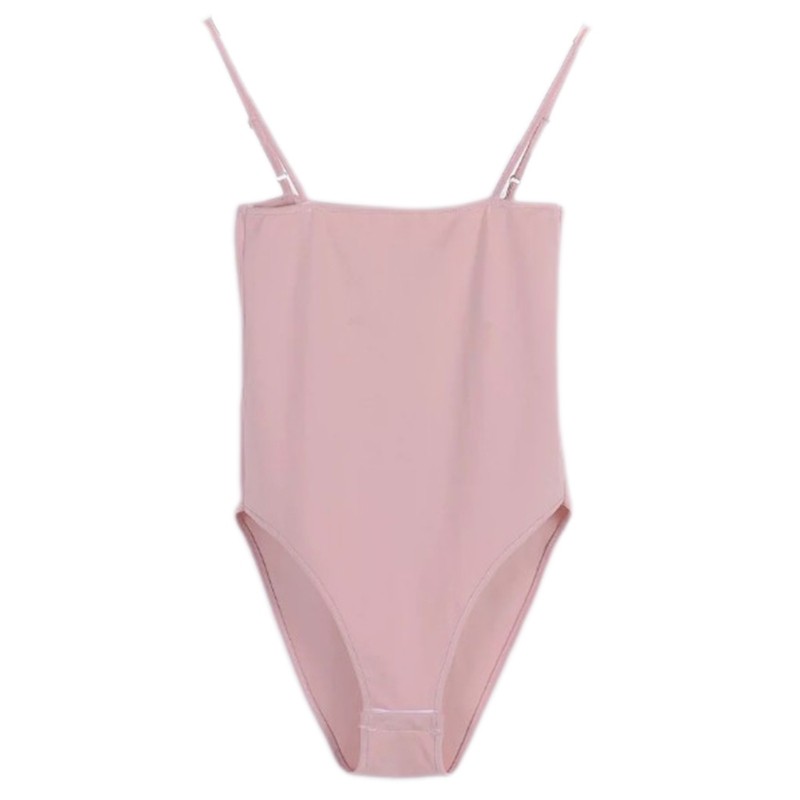 Áo Liền Quần Hở Vai Màu Trơn Thời Trang Gợi Cảm Cho Nữ