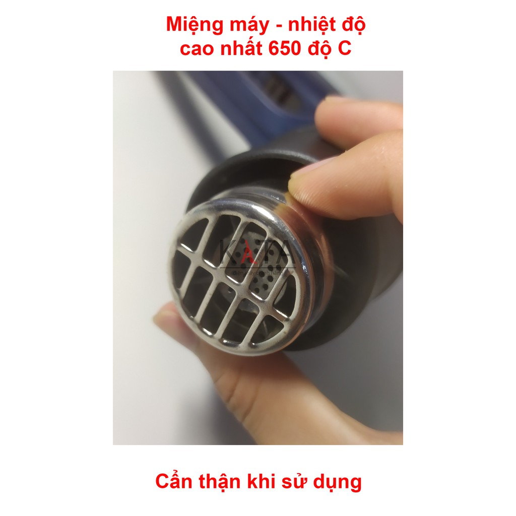 Máy khò hơi nóng Talon 2000W co màng seal dùng trong gói quà, gói mĩ phẩm, làm điện nước KN01