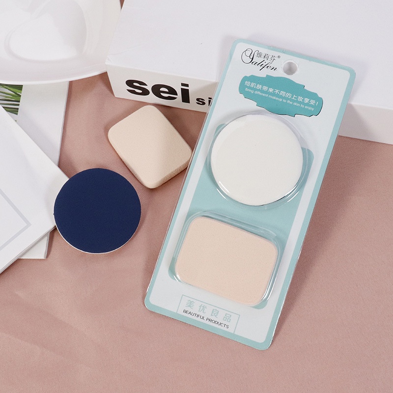 [Hàng mới về] Mút xốp trang điểm phấn sử dụng cả ướt và khô tiện lợi