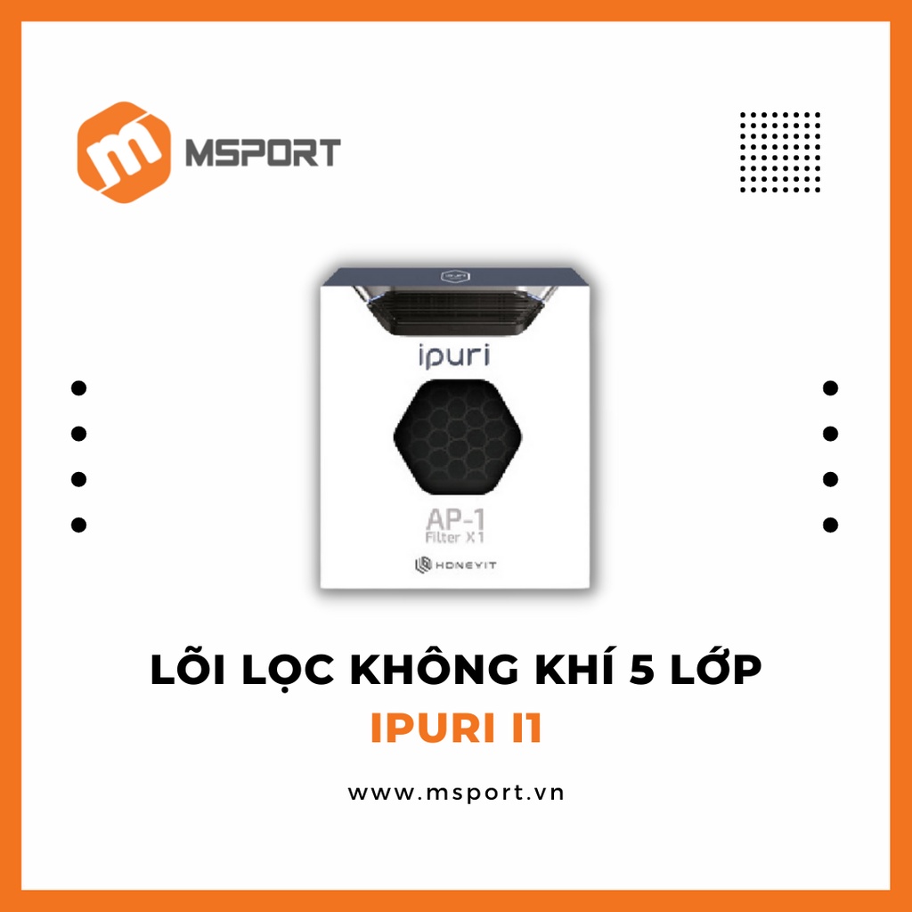 Lõi lọc không khí 5 lớp HEPA cho IPURI I1, IPURI A1