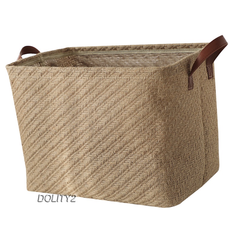 [Dolity2] Giỏ Đựng Đồ Giặt Có Tay Cầm Có Thể Gập Lại