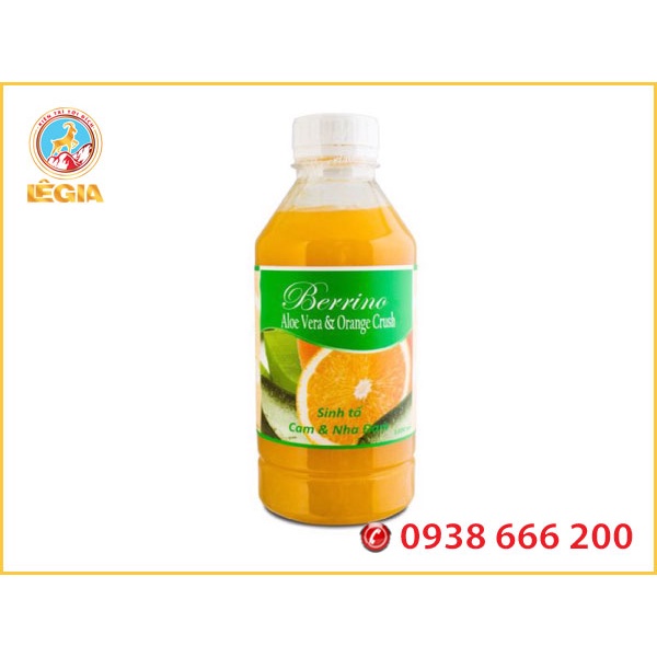 Sinh Tố BERRINO Cam Nha Đam 1L (ALOE VERA ORANGE SMOOTHIE BASE)