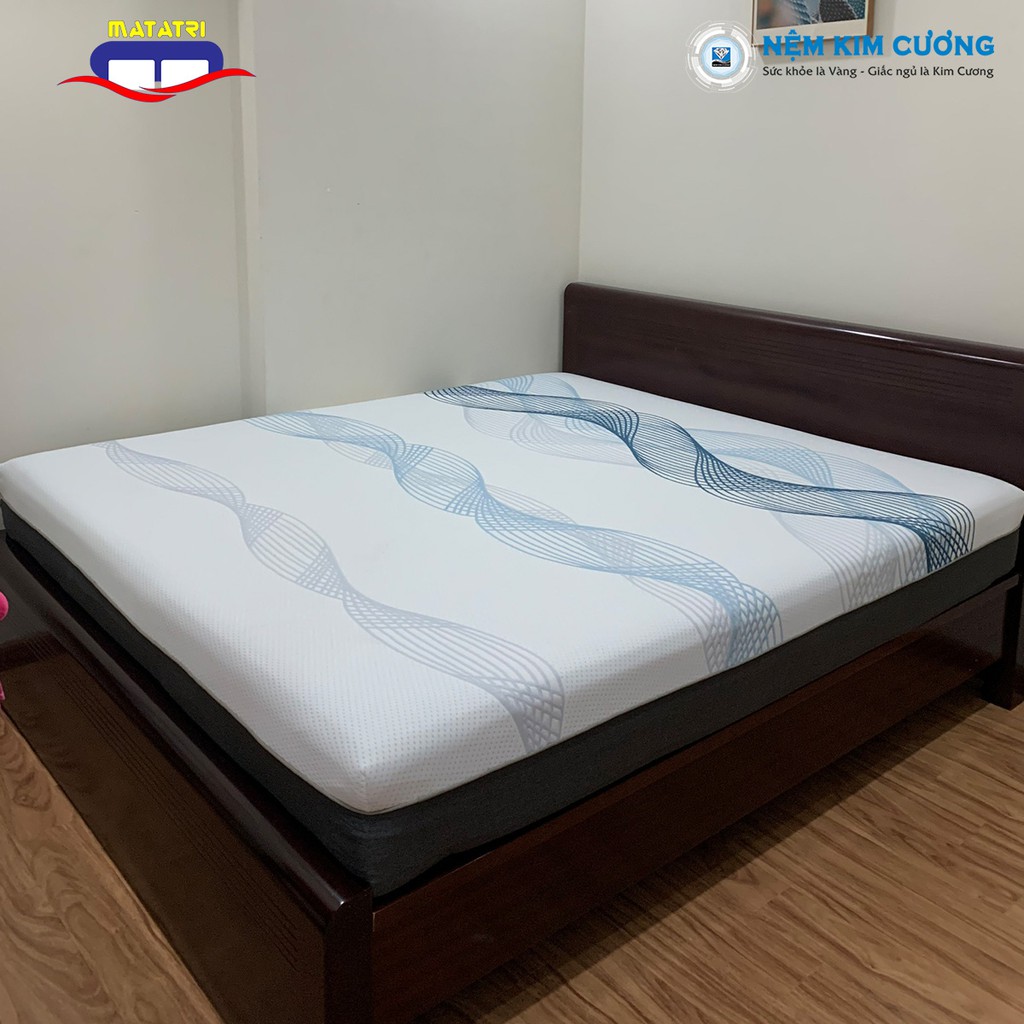 Nệm FOAM CAO CẤP xuất khẩu chính hãng Kim Cương EU.FOAM DOMINION cao 15-20-25 cm.