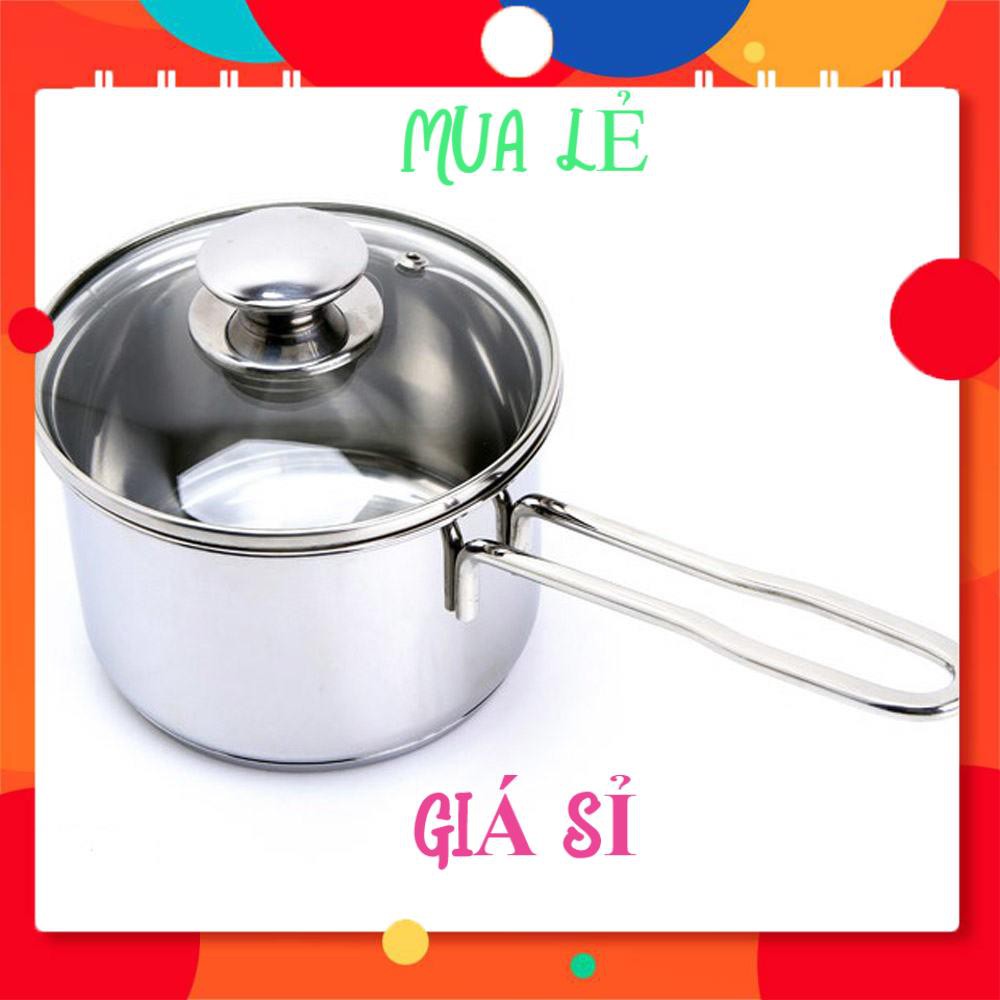 Nồi nấu bột inox nắp kính Five Star 12 và 14 đun mọi loại bếp